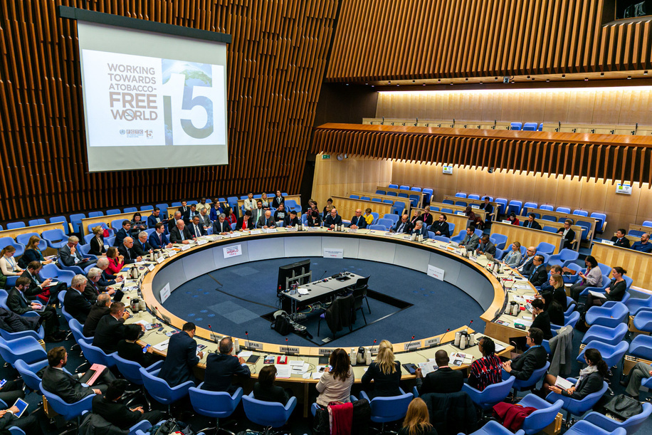 Today marks the 15th anniversary of the entry into force of the WHO Framework Convention on Tobacco Control (WHO FCTC) which came into force on 27 February 2005. The WHO Framework Convention on Tobacco Control (WHO FCTC) is the only international treaty negotiated under the auspices of WHO. It was adopted by the World Health Assembly on 21 May 2003. It has since become one of the most rapidly and widely embraced treaties within the United Nations. Celebration event at WHO Headquarters, Geneva, Switzerland https://fctc.who.int/who-fctc/15th-anniversary-of-the-entry-into-force